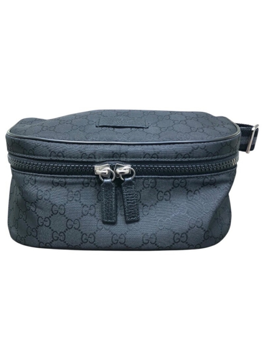 Gucci Dark black GG Monogram Belt Bag